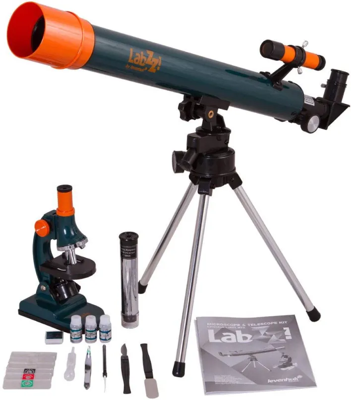 Mikroskop Levenhuk LabZZ MT2 Kit, celkové zväčšenie minimálne 75 x, celkové zväčšenie maxi