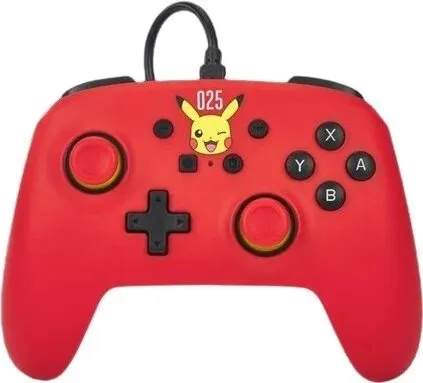Gamepad PowerA Wired Controller - Nintendo Switch - Laughing Pikachu, pre Nintendo Switch,