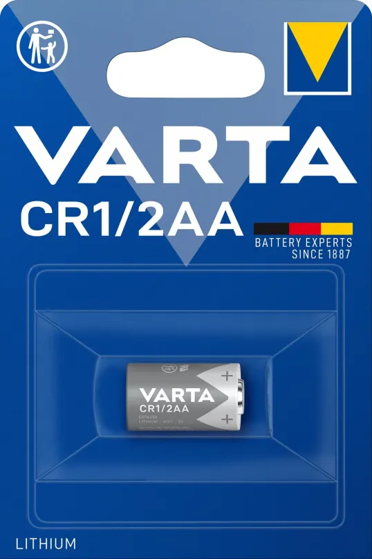 Gombíková batéria VARTA špeciálna lítiová batéria CR 1/2 AA 1ks