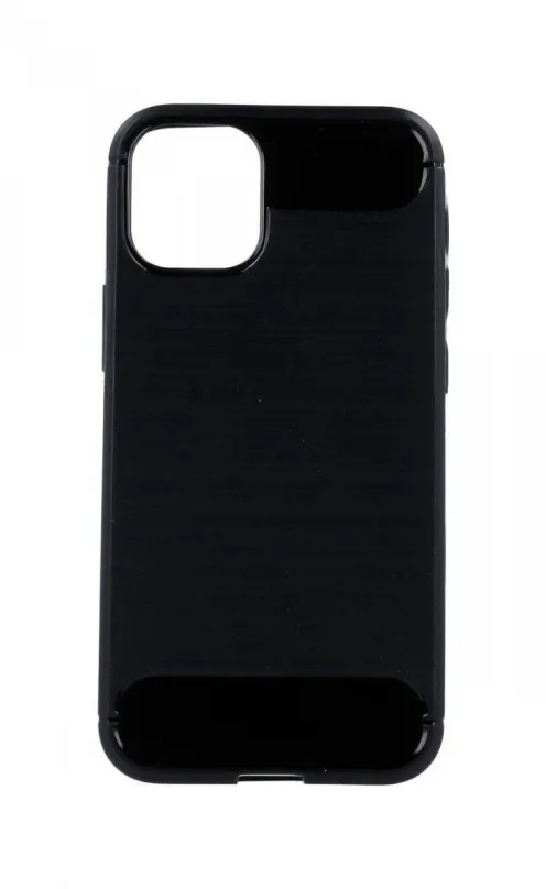 Kryt na mobil TopQ iPhone 12 silikón čierny 51887