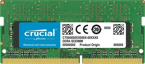 Operačná pamäť Crucial SO-DIMM 4GB DDR4 SDRAM 2666MHz CL19 Single Ranked