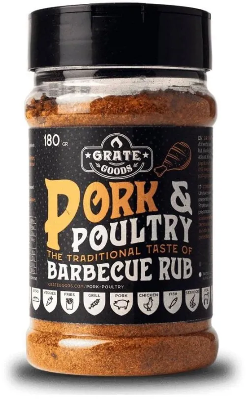 BBQ korenie Pork & Poultry Barbecue 180g GrateGoods