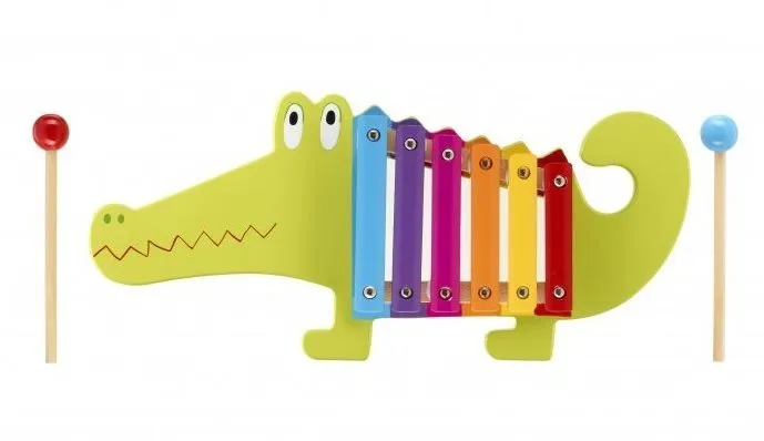Hudobná hračka Xylofón - Krokodíl
