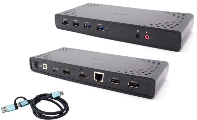 Dokovacia stanica i-tec USB 3.0/USB-C/Thunderbolt, 2x HDMI Docking Station, PD 100W