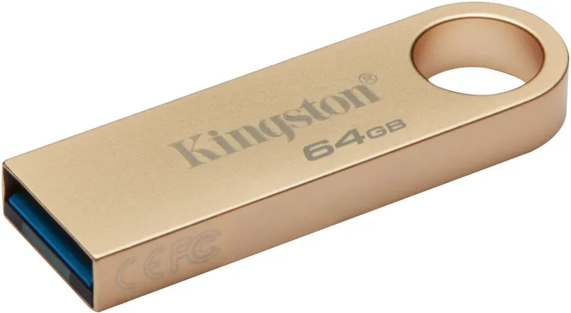 Flash disk Kingston DataTraveler SE9 (Gen 3) 64 GB, 64 GB - USB 3.2 Gen 1 (USB 3.0), konek