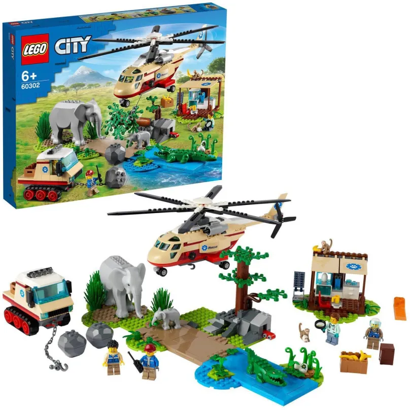 LEGO stavebnica LEGO® City 60302 Záchranná operácia v divočine