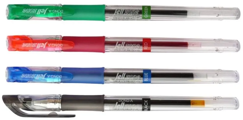 Gélové pero DONG-A Gélové pero Jell Zone 0,5 červené