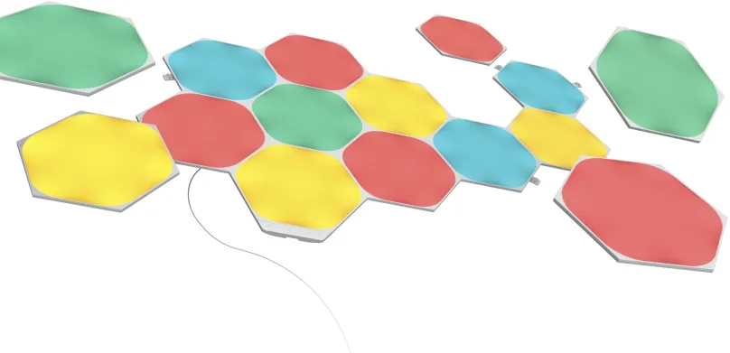 Modulárne svetlo Nanoleaf Shapes Hexagons Starter Kit 15 Panels