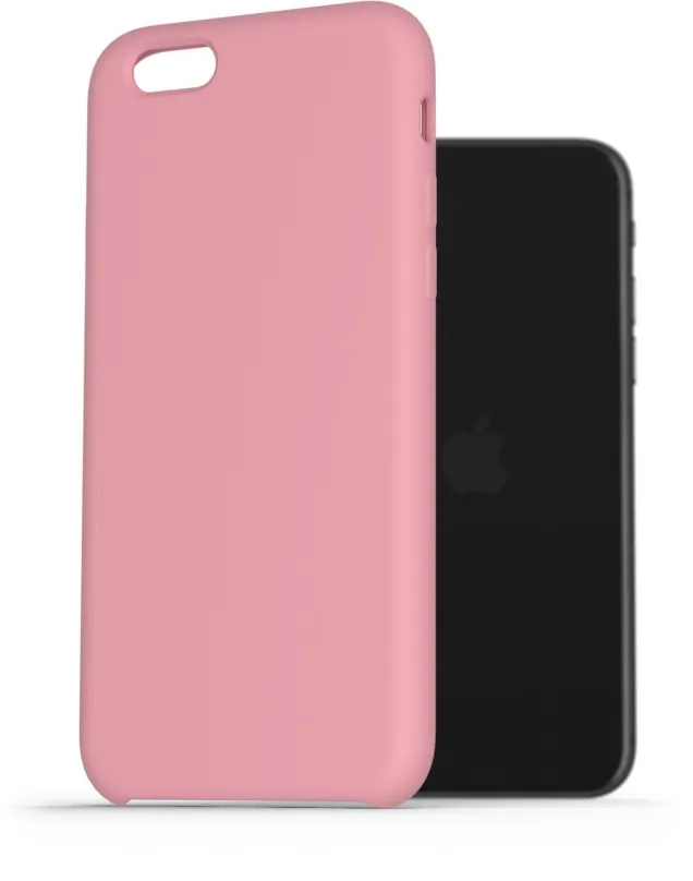 Kryt na mobil AlzaGuard Premium Liquid Silicone Case pre iPhone 7/8/SE 2020/SE 2022 ružové