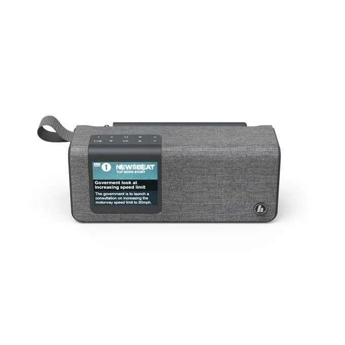 Rádio Hama DR200BT, prenosné, DAB+ a FM tuner so 60 predvoľbami, výkon 5 W, vstup AUX a US