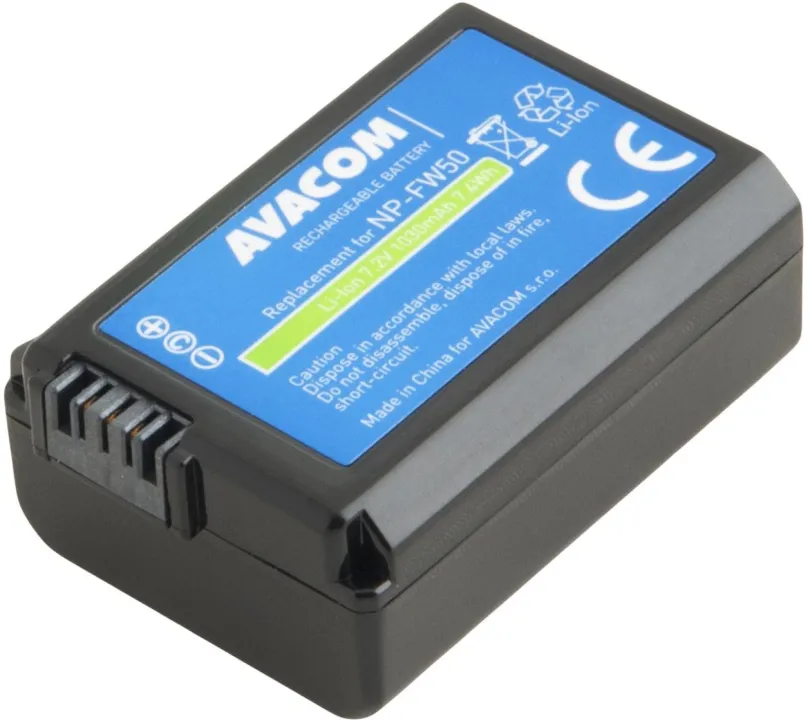 Batéria pre fotoaparát Avacom za Sony NP-FW50 Li-Ion 7.2V 1030mAh 7.4Wh