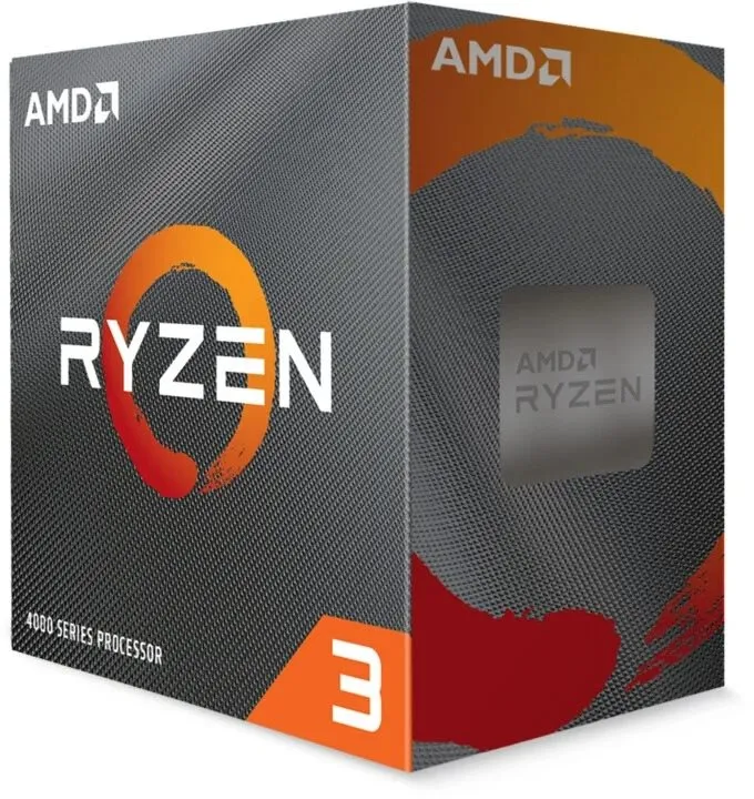 Procesor AMD Ryzen 3 4300G, 4 jadrový, 8 vlákien, 3,8 GHz (TDP 65W), Boost 4 GHz, 4MB L3 c