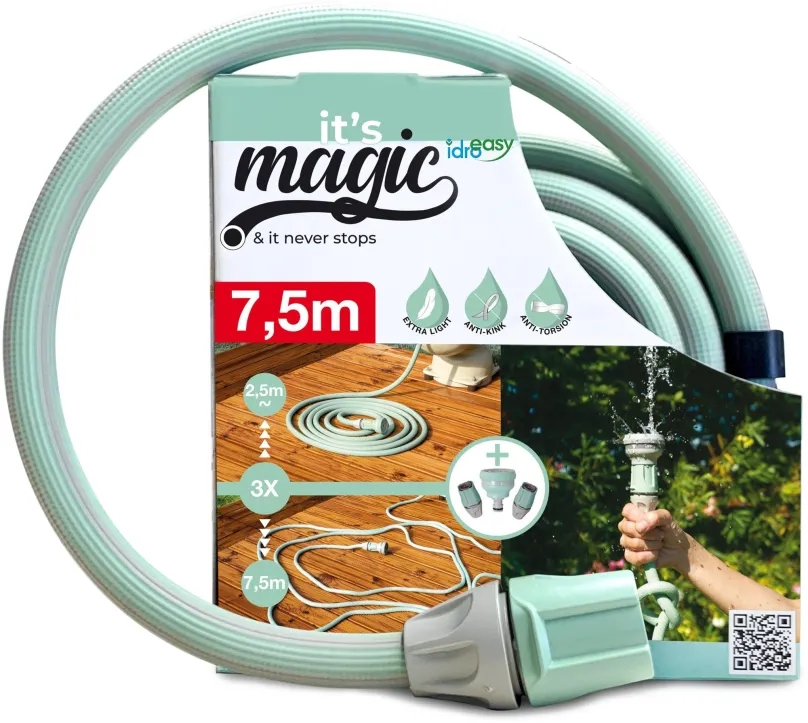 Záhradná hadica Idro Easy Magic Soft Smart 7,5m 1/2”