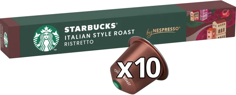Kávové kapsule STARBUCKS® ITALIAN STYLE ROAST by NESPRESSO® Dark roast kávové kapsule 10 ks
