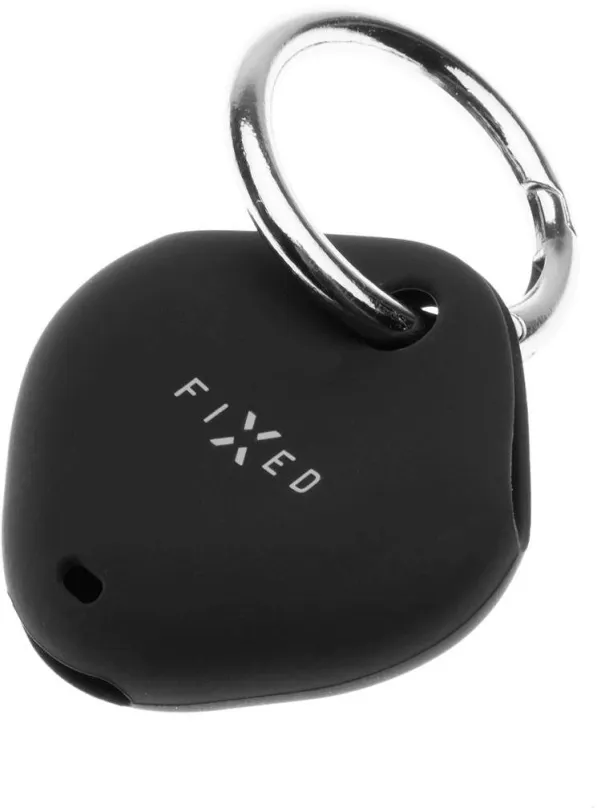 Kľúčenka FIXED Silky pre Samsung Galaxy SmartTag/ SmartTag+ čierne