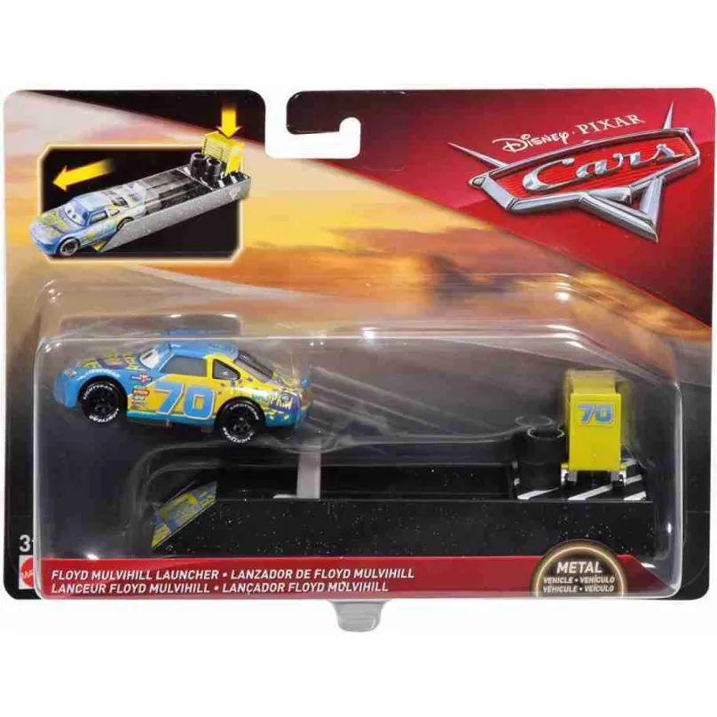 Cars 3 Vystreľovač s autíčkom Floyd Mulvihill, Mattel FLH77