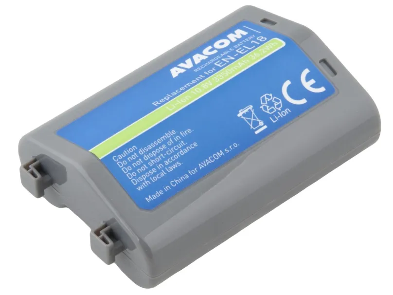 Batéria pre fotoaparát AVACOM za Nikon EN-EL18 Li-Ion 10.8V 3350mAh 36.2Wh