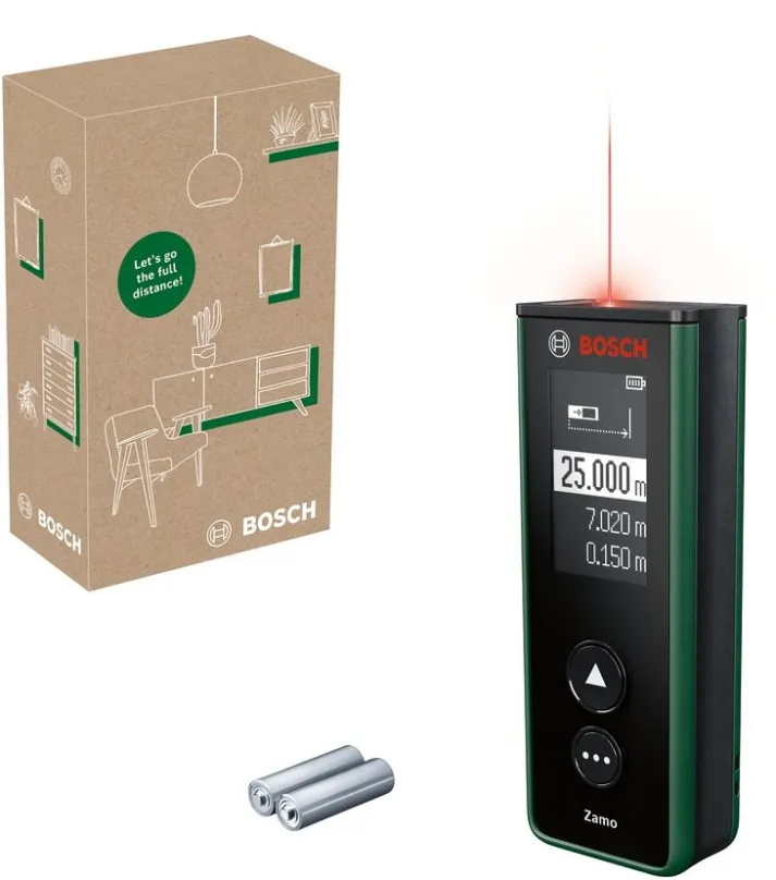 Laserový diaľkomer Bosch Diaľkomer Zamo, 0.603.672.9Z0