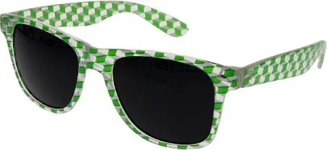 Slnečné okuliare OEM Slnečné okuliare Nerd mosaic zelené