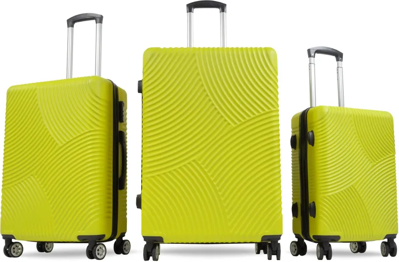 Sada kufrov Aga Travel Sada cestovných kufrov MR4654 Žltá
