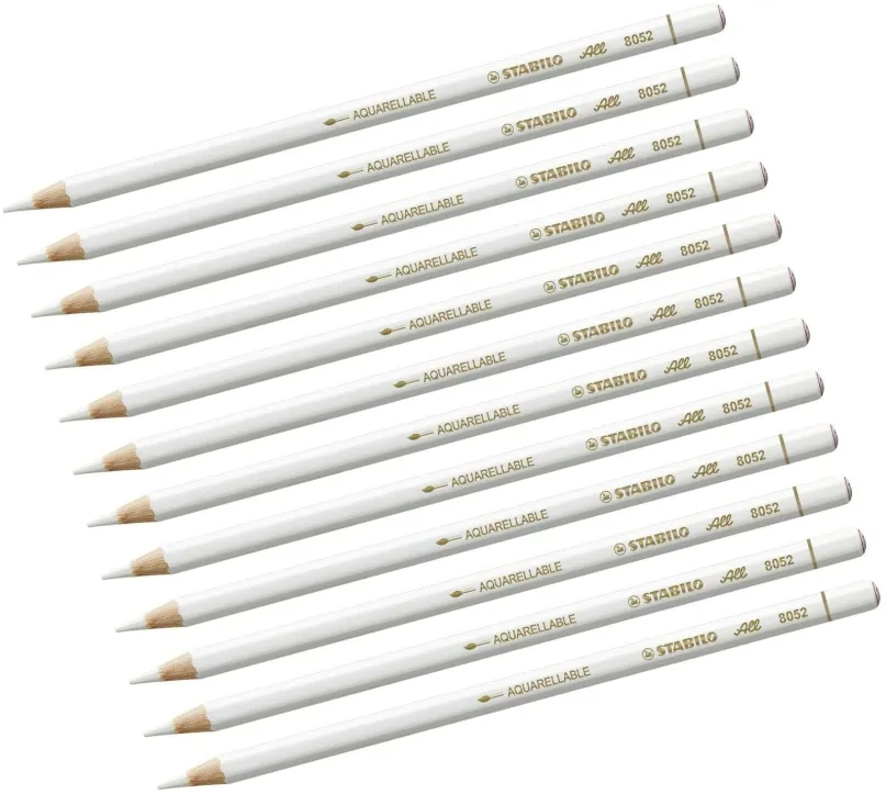 Ceruzka STABILO All s bielou tuhou, šesťhranná - balenie 12 ks