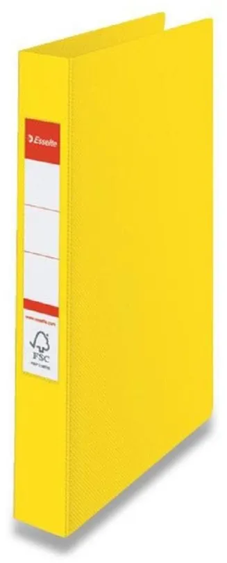 Šanón ESSELTE A4 35 mm, dvojkrúžkový, PVC, žltý