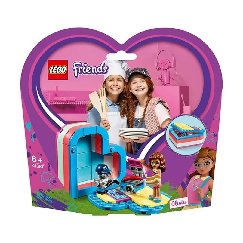 Stavebnice LEGO Friends 41387 Olivia a letné srdcová krabička