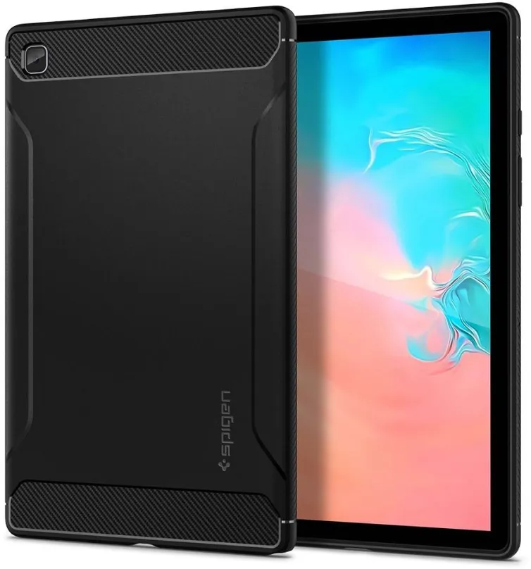 Puzdro na tablet Spigen Rugged Armor Black Samsung Galaxy Tab A7 10.4 "