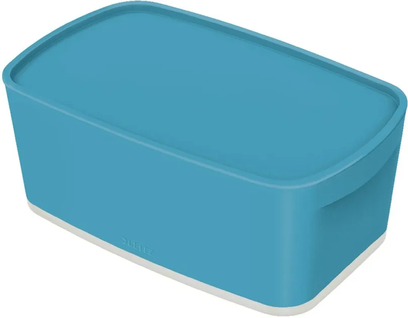 Úložný box Leitz Cosy MyBox úložný box s vekom, veľkosť S, modrý, 5l