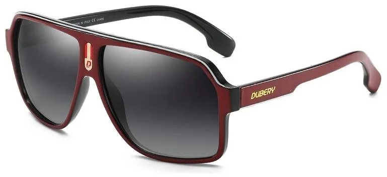 Slnečné okuliare DUBERY Alpine 2 Black Red / Gray