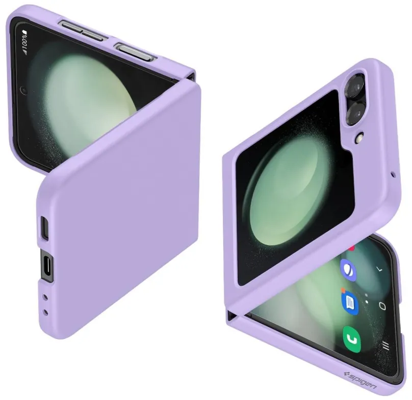 Kryt na mobilný telefón Spigen Air Skin Rose Purple Samsung Galaxy Z Flip5
