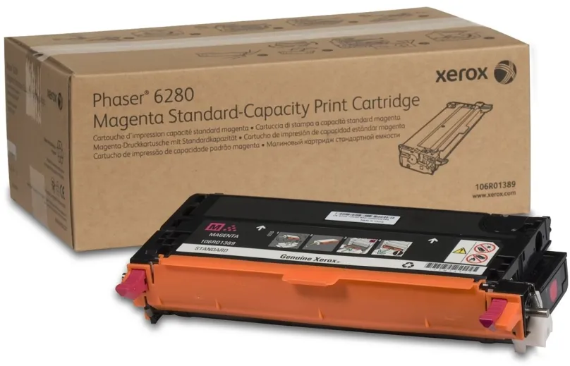 Toner Xerox 106R01389 purpurový, pre tlačiareň Xerox Phaser 6280N, až 2200 strán