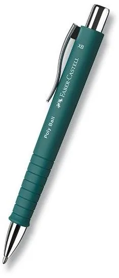 Guľôčkové pero FABER-CASTELL Poly Ball XB tmavo zelené
