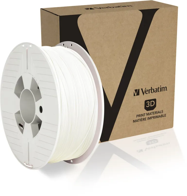 Filament Verbatim PLA 1.75mm 1kg biela