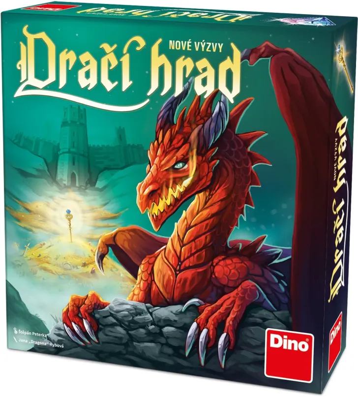 Dosková hra Dino Dračí hrad nové výzvy rodinná hra