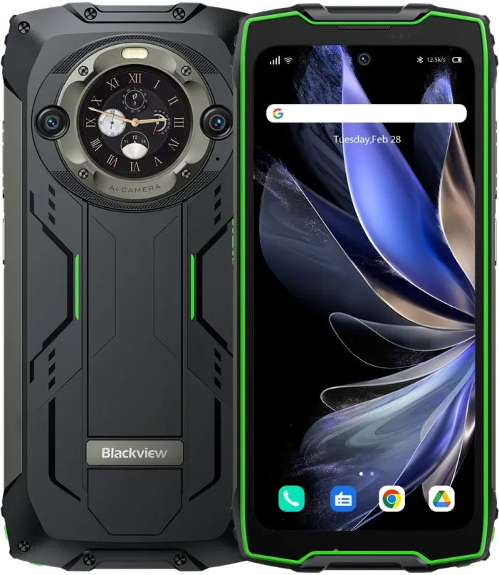Mobilný telefón Blackview BV9300 Pre 12GB/256GB zelený