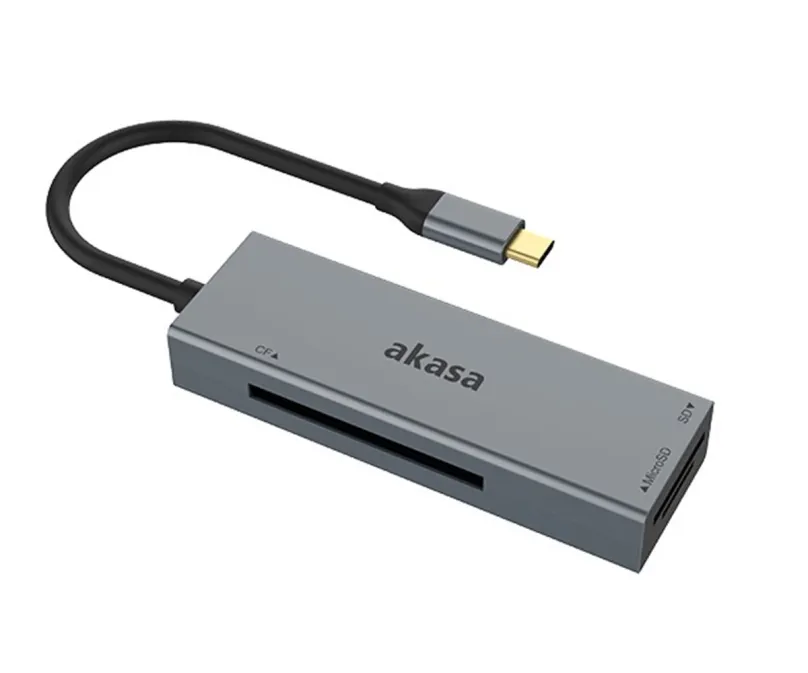 AKASA USB 3.2 Type-C čítačka kariet