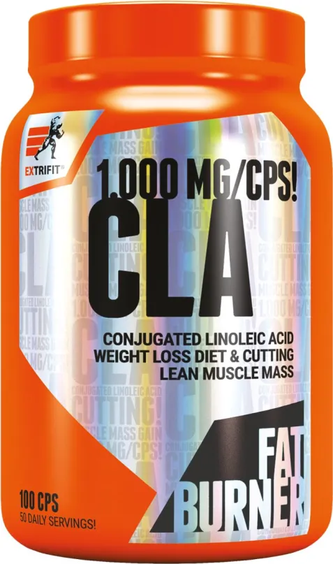 Spaľovač tukov Extrifit CLA 1000 mg, 100 kapsúl
