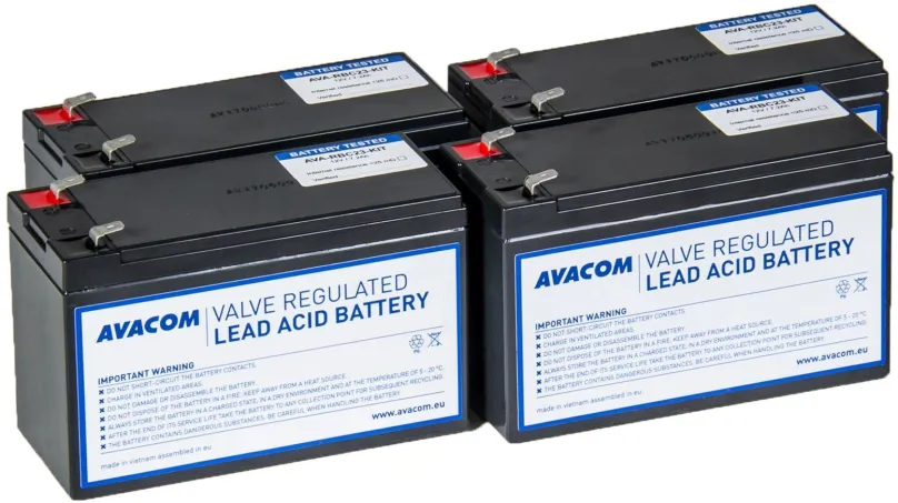 Batéria pre záložné zdroje Avacom batériový kit pre renováciu RBC23 (4ks batérií)