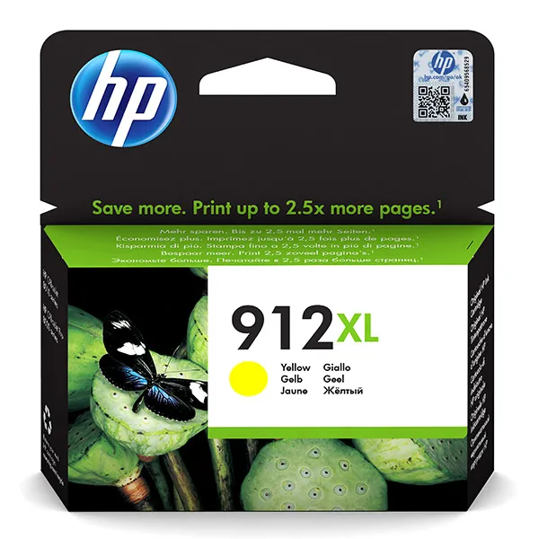 HP originálny ink 3YL83AE#301, HP 912XL, žltá, blister, 825str.