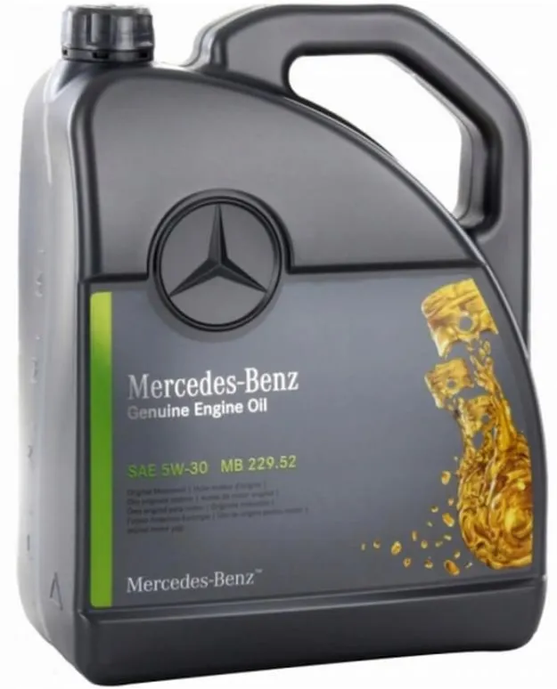 Motorový olej Mercedes-Benz MB 229.52 5W-30 5L, 5W-30, syntetický, MB 229.52, objem 5l