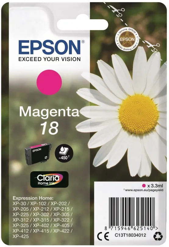 Cartridge Epson T1813 purpurová