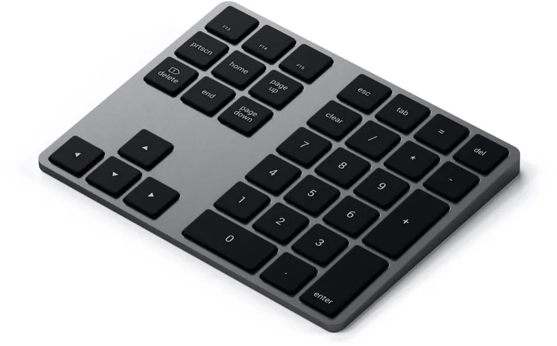 Numerická klávesnica Satechi Aluminum Bluetooth Extended Keypad - Space Grey