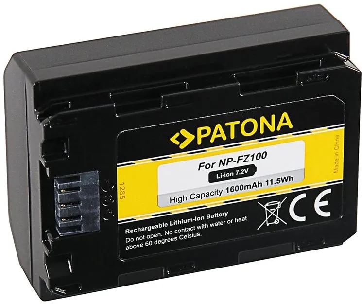 Batérie pre fotoaparát Paton pre Sony NP-FZ100 1600mAh Li-Ion