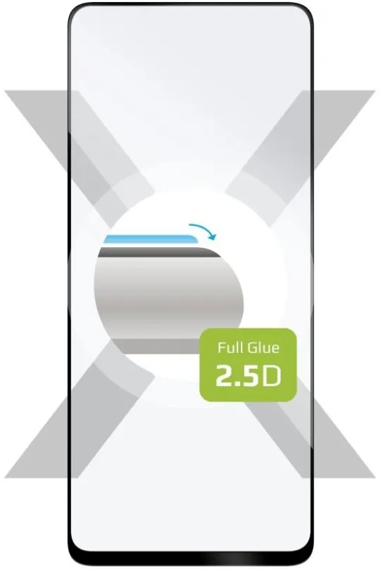 Ochranné sklo FIXED FullGlue-Cover pre Xiaomi Redmi 12 čierne
