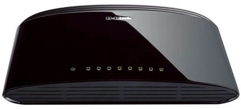 Switch D-Link DES-1008D, desktop, 8x RJ-45, rozmery 32 x 192 x 118 mm (VxŠxH)