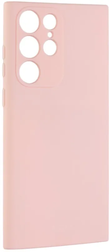 Kryt na mobil FIXED Story pre Samsung Galaxy S22 Ultra ružový