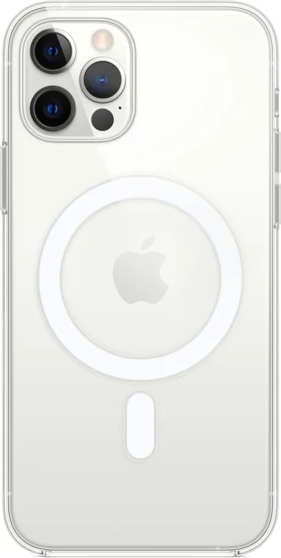 Kryt na mobil Apple iPhone 12 a 12 Pre Silikónový kryt s MagSafe priehľadný
