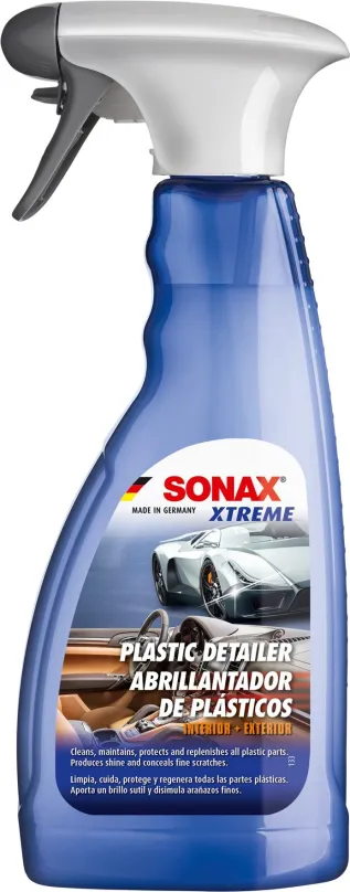 Oživovač plastov SONAX XTREME Detailer Prípravok na čistenie, ochranu a regeneráciu vnútorných aj vonkajších plastových dielov