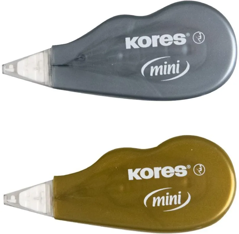 Korekčná páska KORES MINI Roller Metalic 5 mx 5 mm - balenie 2 ks